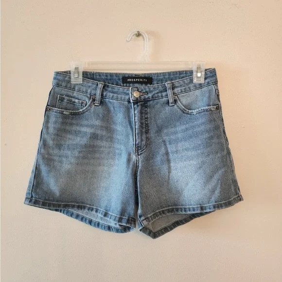 Prosperity Womens Shorts 30 Blue Denim straight jeans - Picture 1 of 4